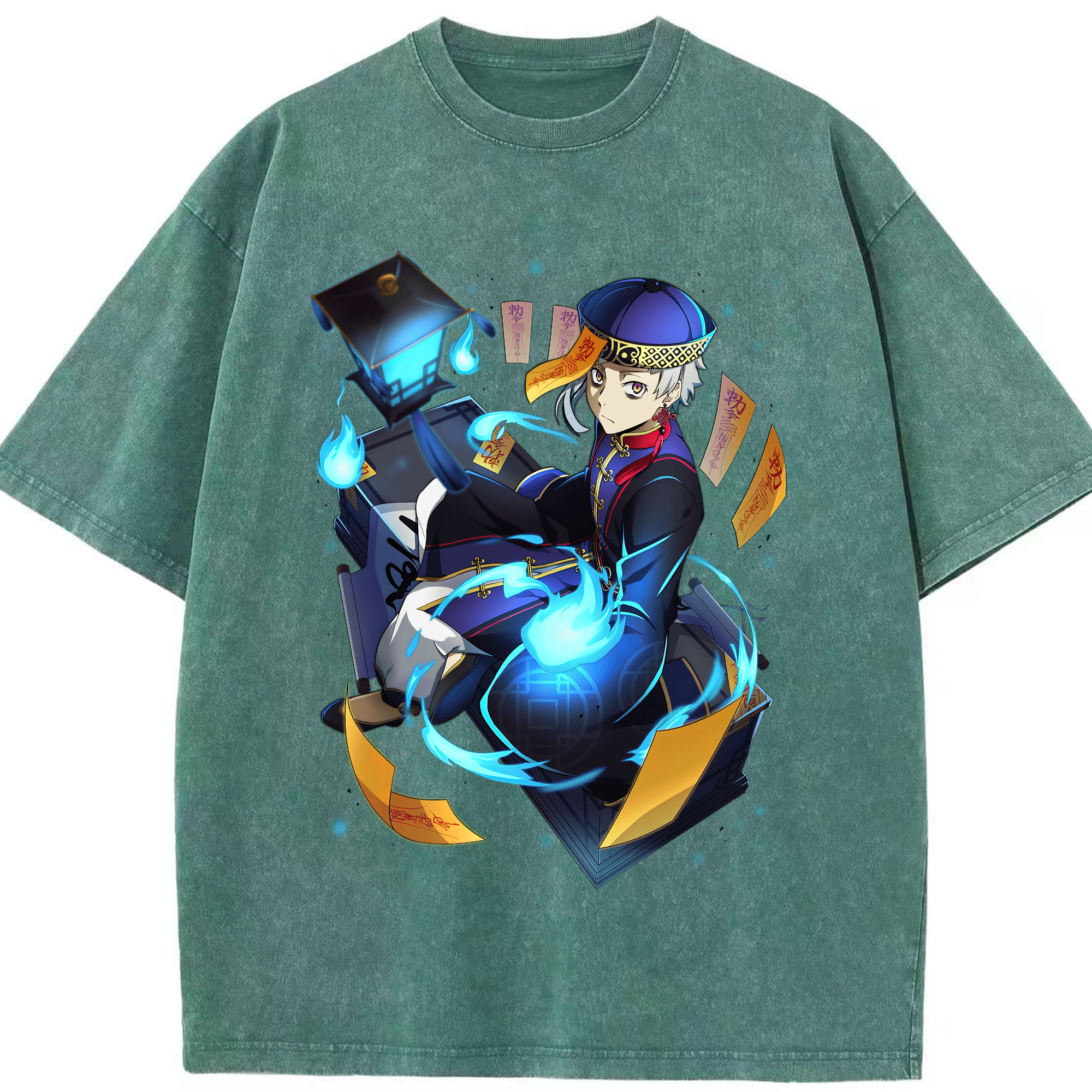 （画像用） 文豪ストレイドッグス Bungo Stray Dogs 綿100% ヴィンテージ風 半袖Tシャツ（フロントプリント）